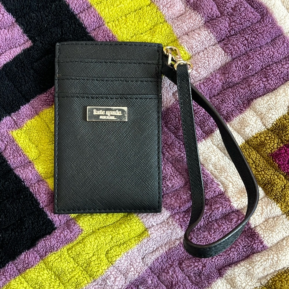 Kate Spade Card & ID case holder wristlet leather